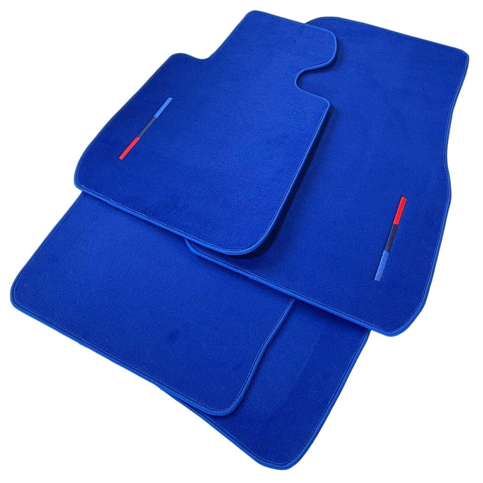 Blue Floor Mats For BMW X5 Series E53 With M Package - AutoWin