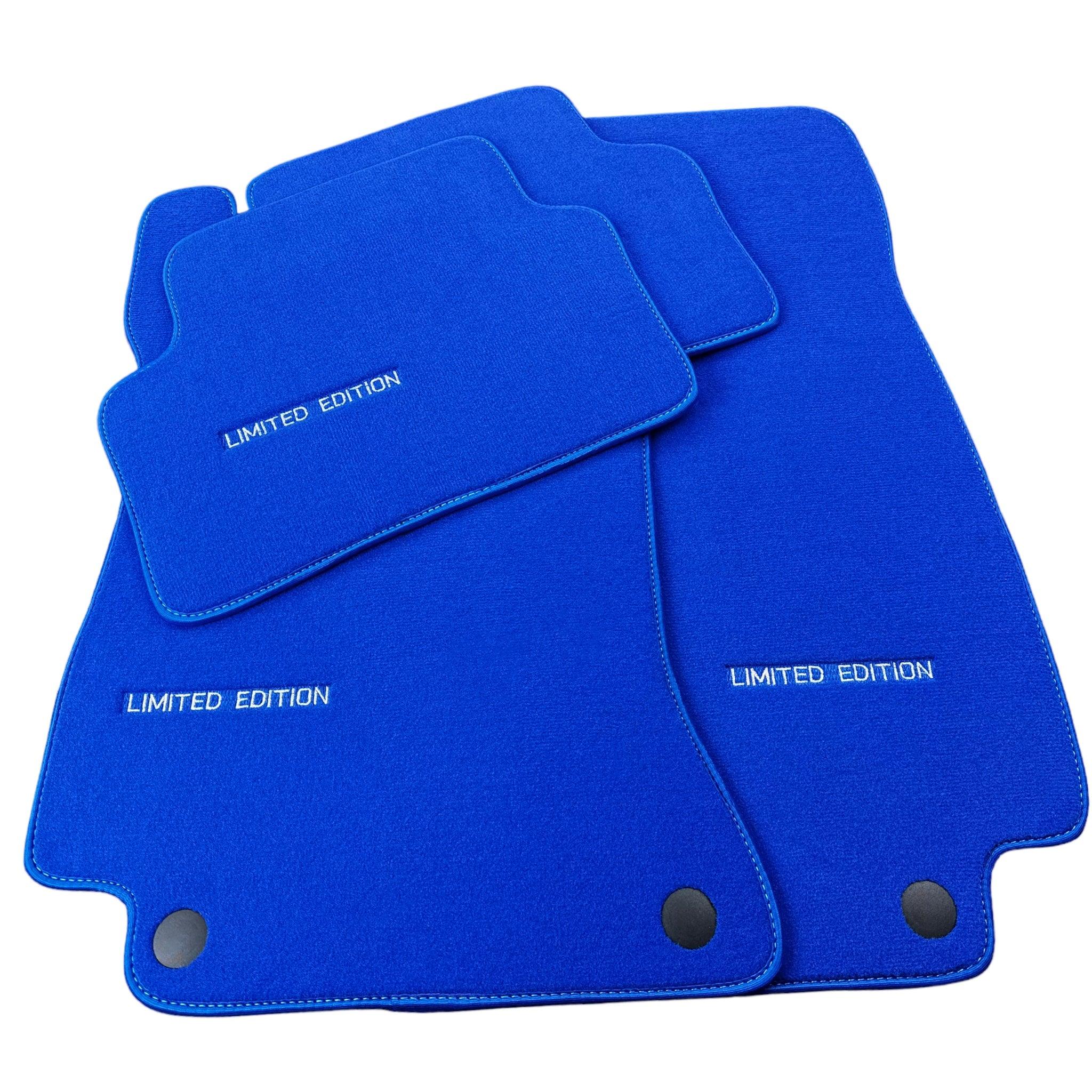 Blue Floor Mats For Mercedes Benz E-Class C207 Coupe (2009-2013) | Limited Edition