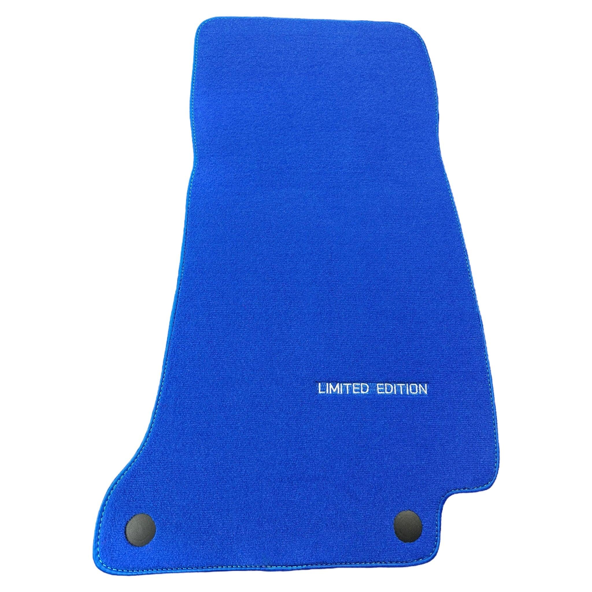 Blue Floor Mats For Mercedes Benz S-Class C126 Coupe (1981-1991) | Limited Edition