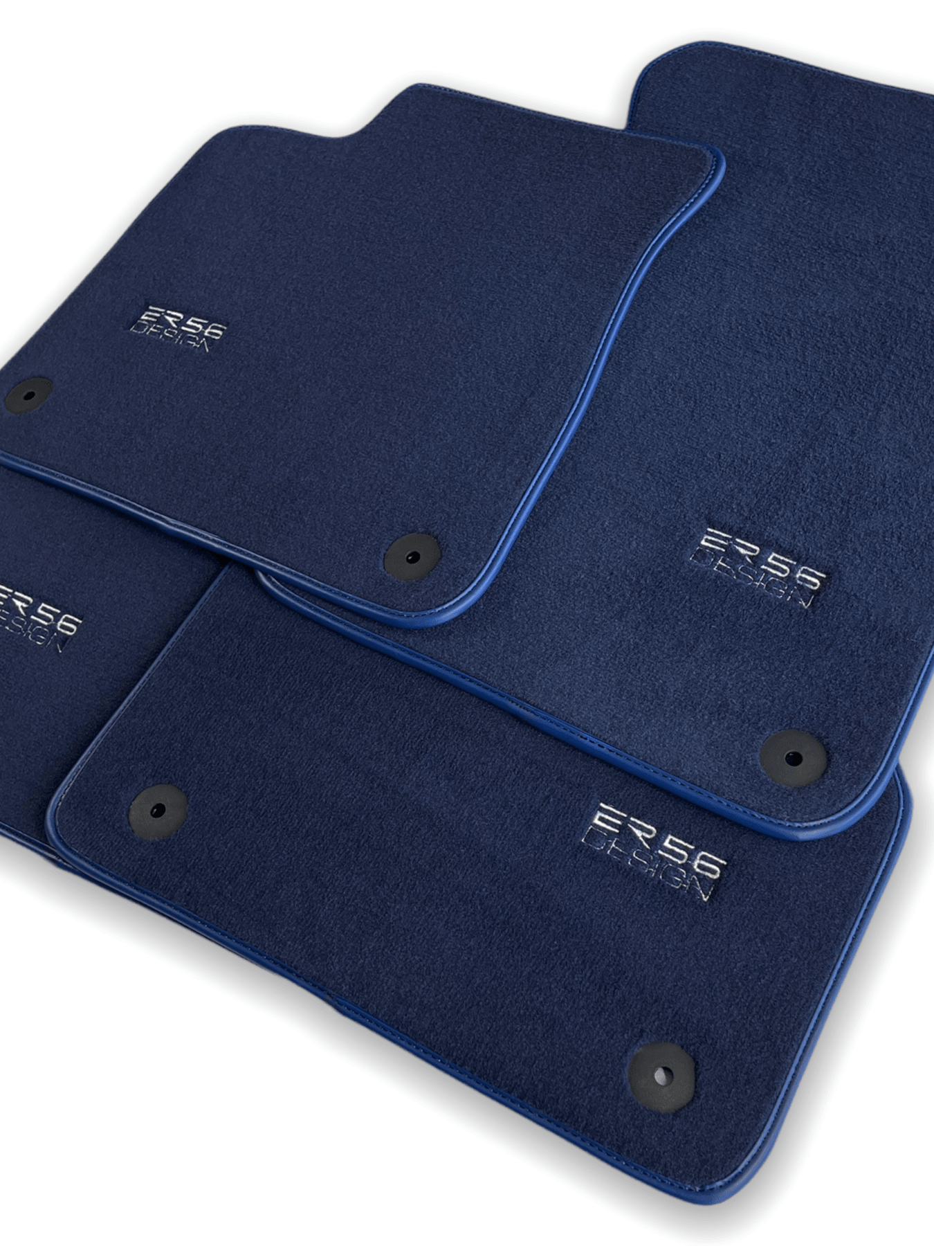 Dark Blue Floor Mats for A7 - C8 (2018-2023) | ER56 Design
