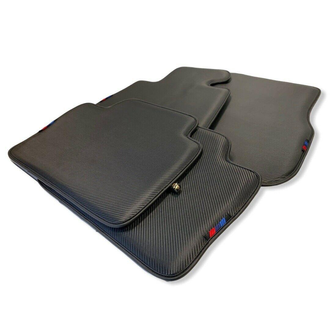Floor Mats For BMW M5 E28 Autowin Brand Carbon Fiber Leather - AutoWin