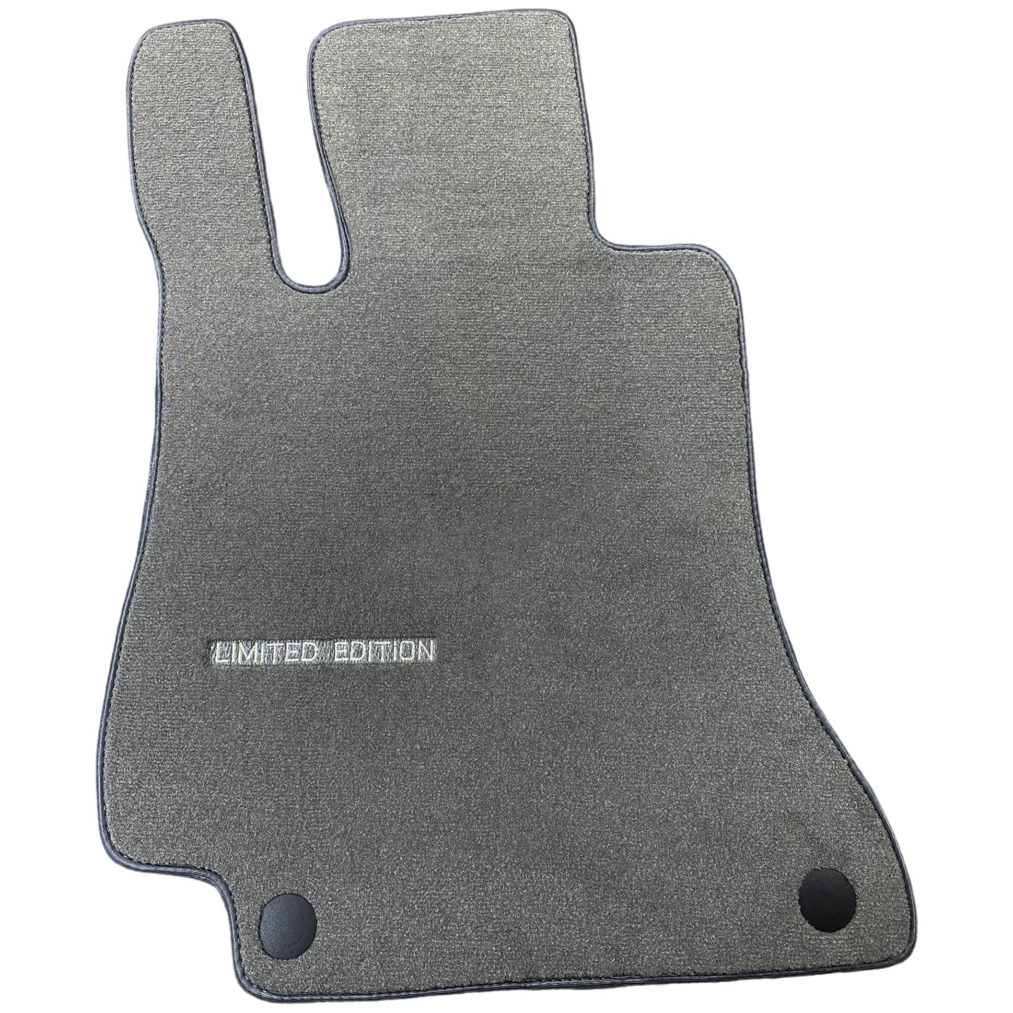 Gray Floor Mats For Mercedes Benz S-Class C126 Coupe (1981-1991) | Limited Edition