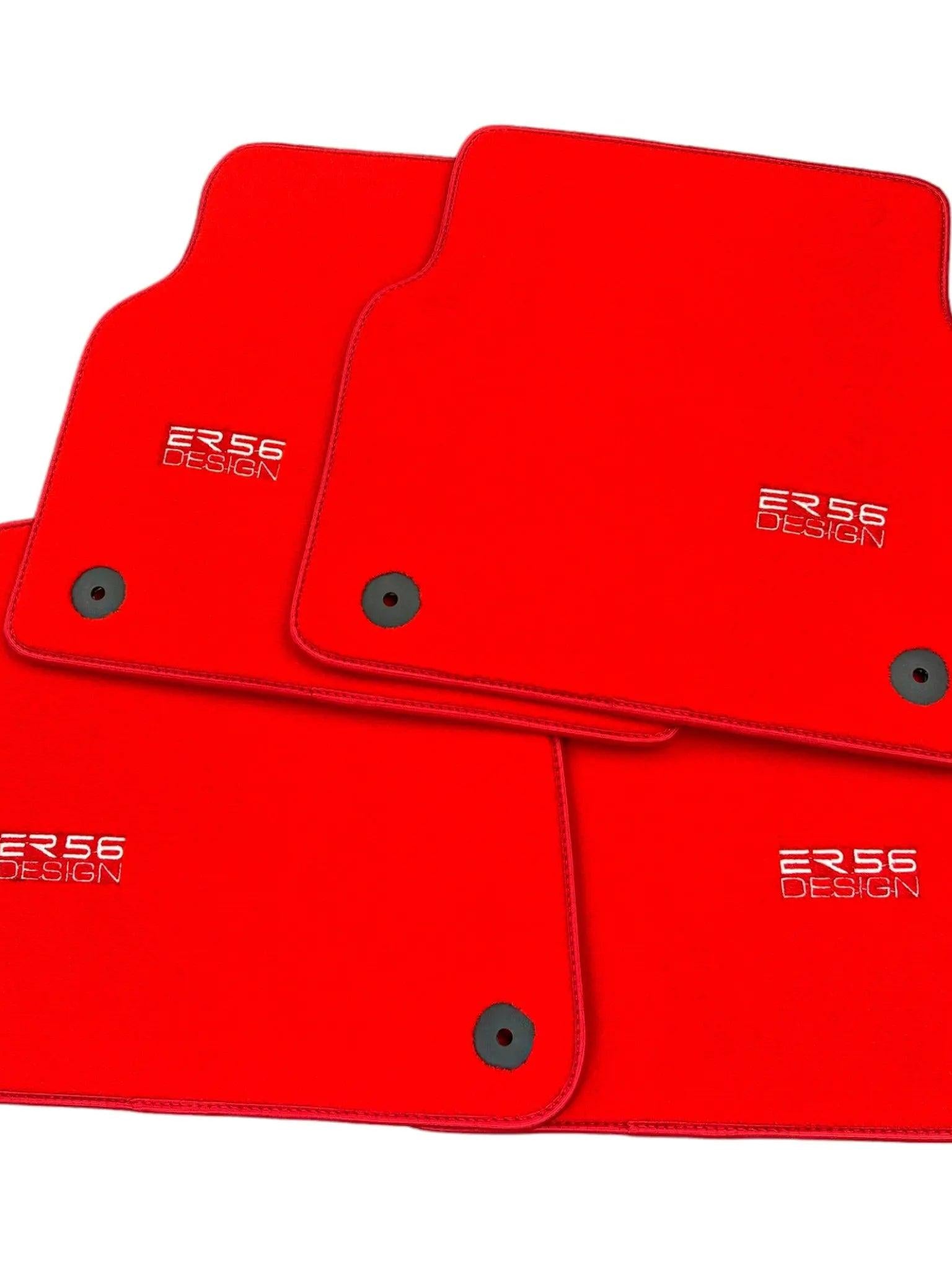 Red Floor Mats for Audi A1 - 5-door Citycarver (2019-2024) | ER56 Design