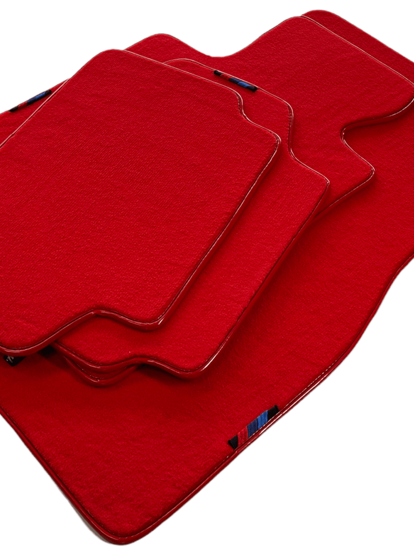 Red Floor Mats For BMW 1 Series E82 With M Package AutoWin Brand - AutoWin