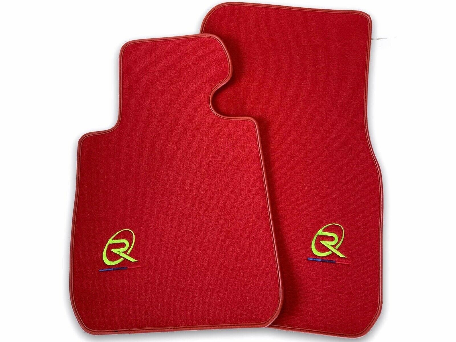Red Floor Mats For BMW Z4 Series G29 ROVBUT Brand Tailored Set Perfect Fit Green SNIP Collection - AutoWin